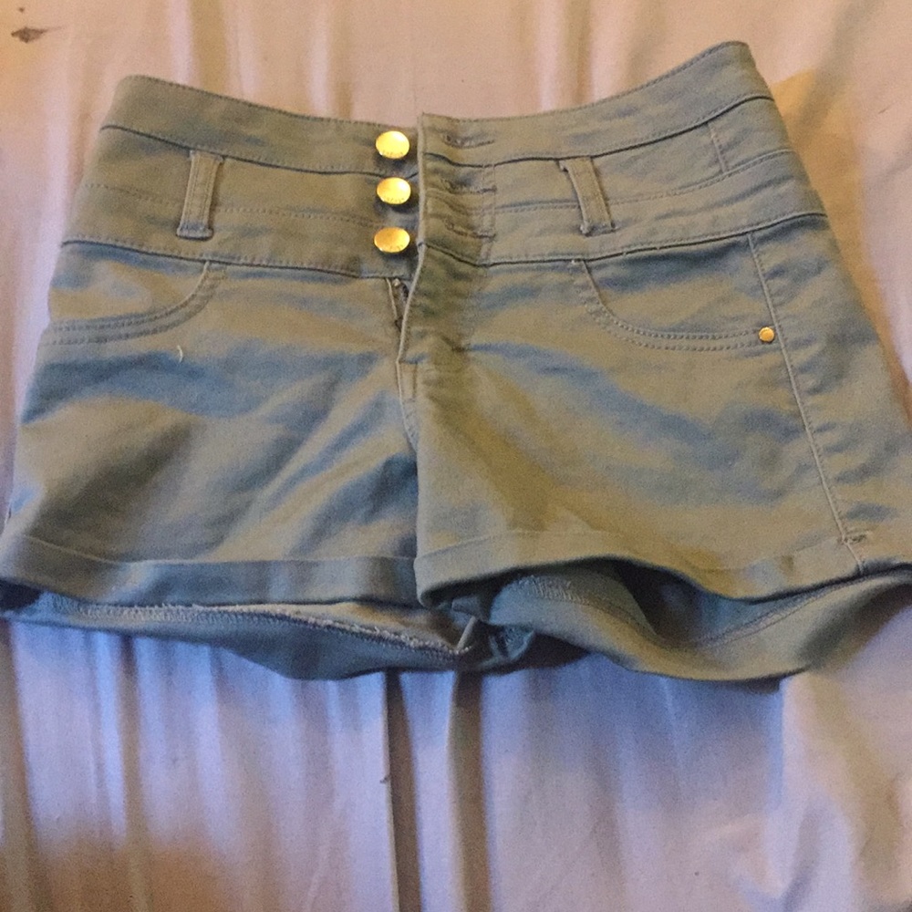 Green shorts